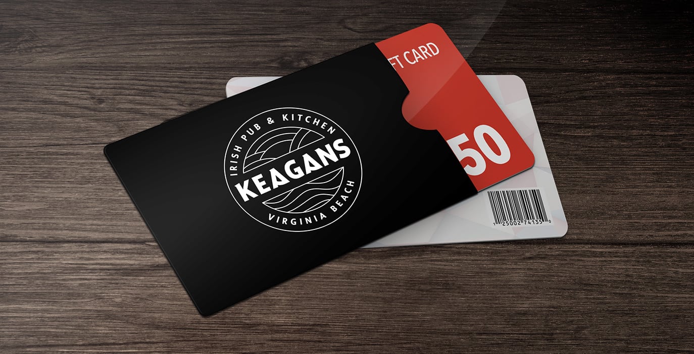 Keagan's Irish Pub Gift Card