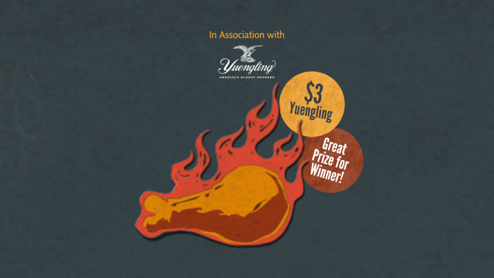 Wing Eating Contest in association with Yuengling. Keagans Pub & Kitchen, 244 Market Street, Virginia Beach, VA 23462