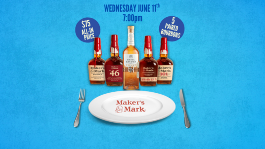 Celebratory Father's Day Maker's Mark 3 Course 5 bourbon pairing dinner at Keagans Irish Pub, 244 Market Street, Virginia Beach VA 23462